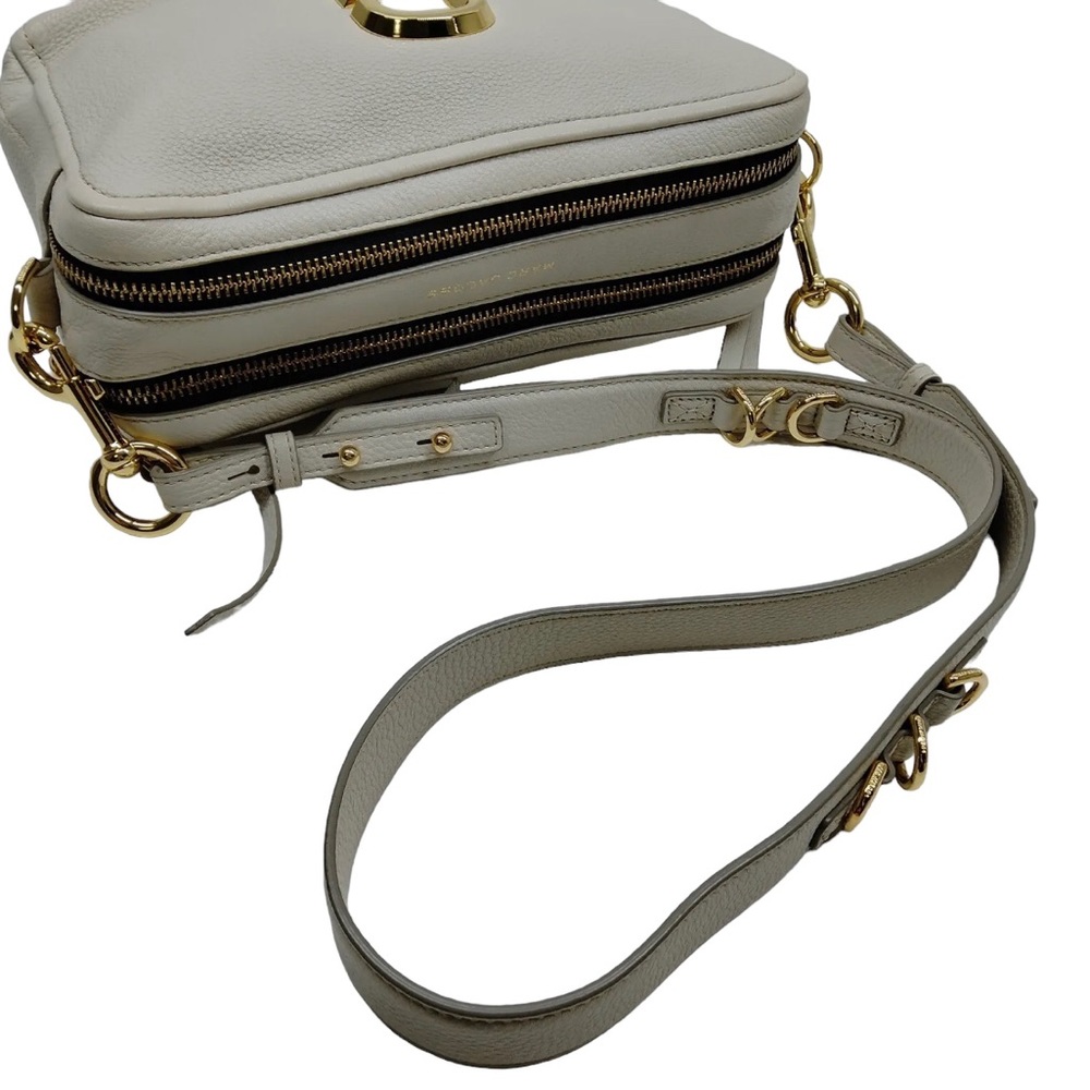 MARC JACOBS Crossbody Bag Cream Leather - Picture 8 of 10